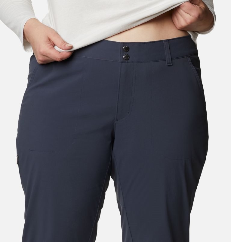 Women's Columbia Saturday Trail II Knee Pants Navy | Plus Size CA-P4385